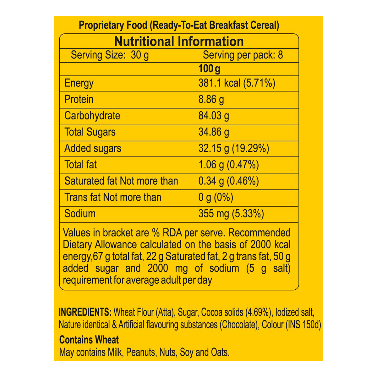 Patanjali Choco Flakes 250gm