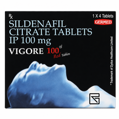 VIGORE 100 Red Tablets – Sildenafil Citrate Tablets IP 100 mg ( Worldwide Shipping )