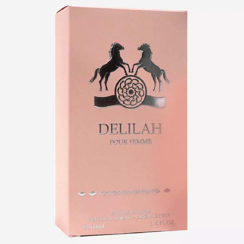 DELILAH POUR FEMME BY MAISON ALHAMBRA EAU DE PARFUM FOR WOMEN 100ML 3.4 FL.OZ.