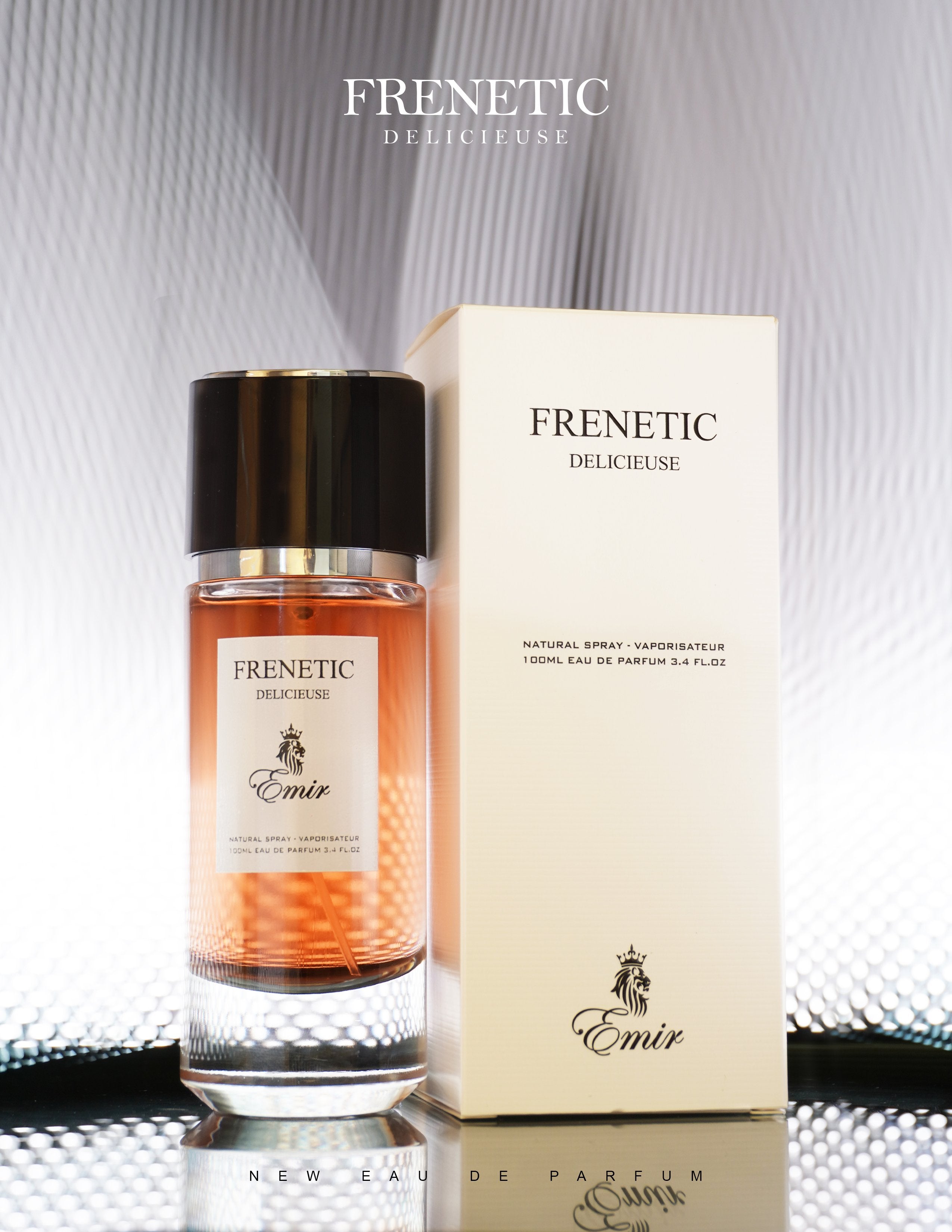 Emir Frenetic Delicieuse Eau De Parfum 100ml 3.4 Fl.oz. Men Fragrance | Long Lasting | Daily Wear