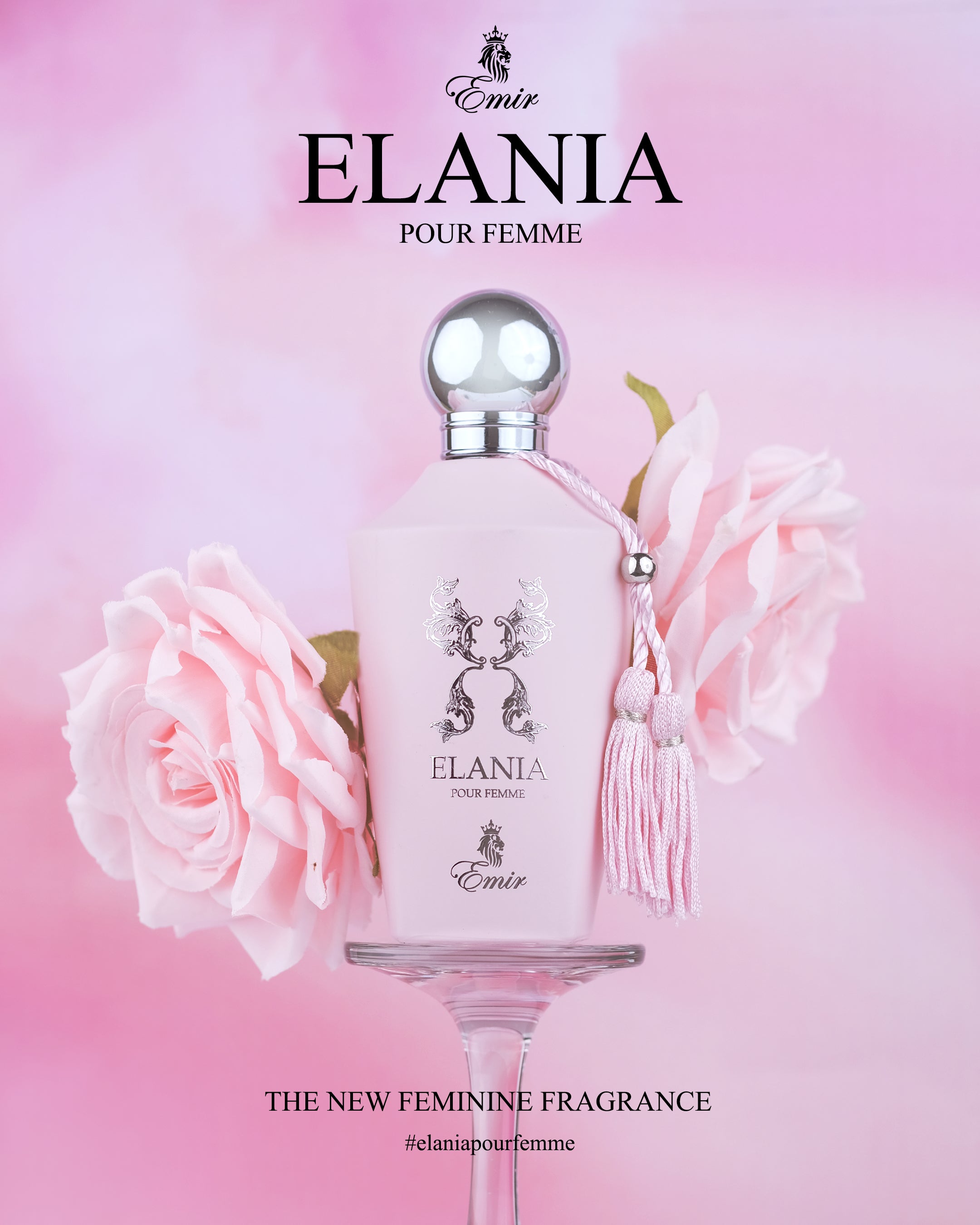 Emir Elania Pour Femme Eau De Parfum 100ml 3.4 Fl.oz. Perfect Gift For Wife | Long Lasting Party Wear