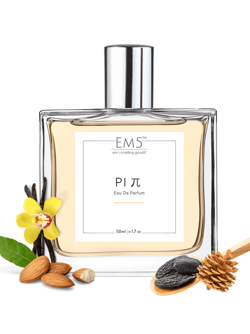 EM5 Pi Π Perfume For Men | Eau De Parfum 50 Ml 1.7 Fl.oz. | Strong & Long Lasting | Sweet Aromatic Warm Spicy | Luxury Gift For Men