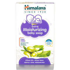 Himalaya Extra Moisturizing Baby Soap, Cleanses & Moisturizes Baby’s Skin | 75gm