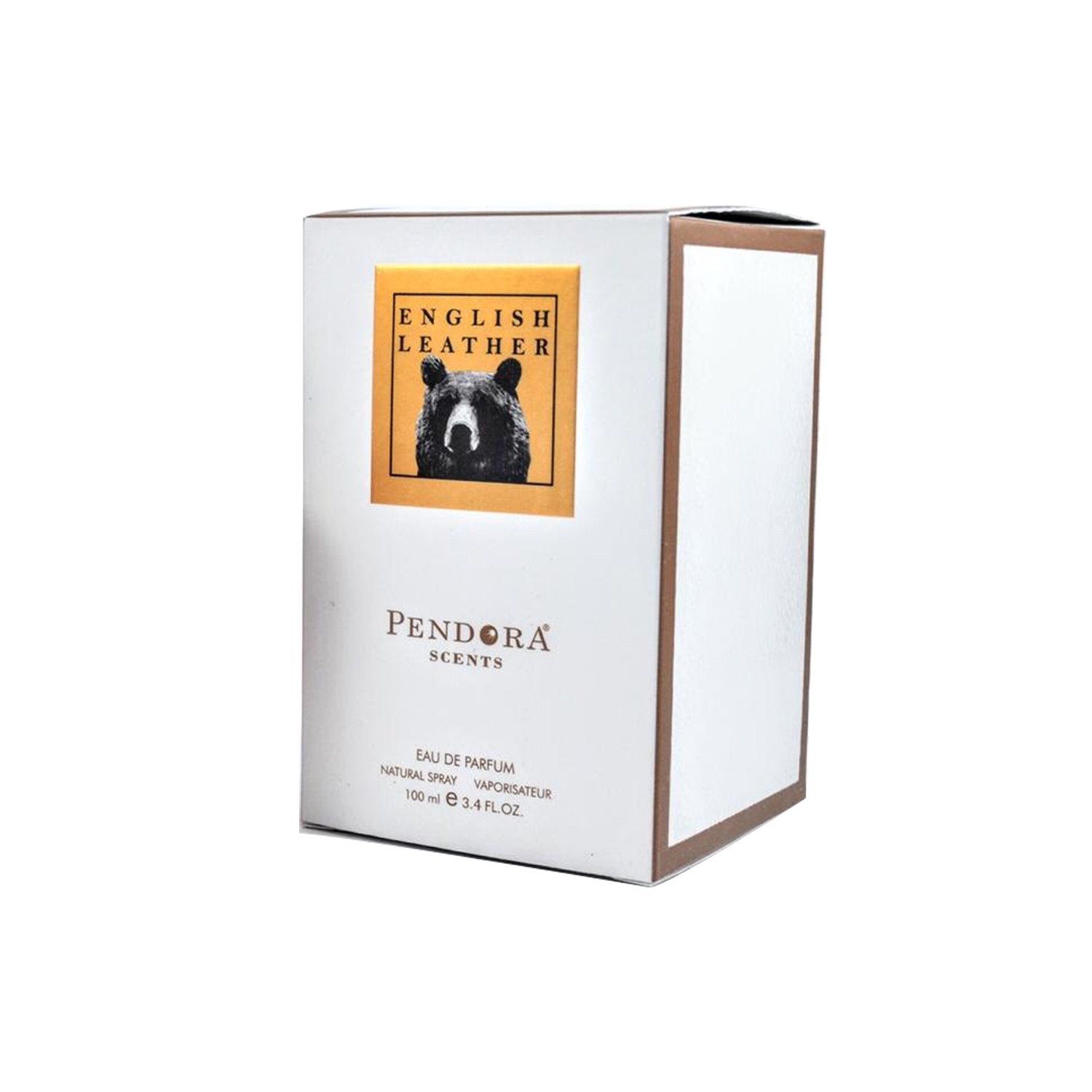 Pendora Scents English Leather Eau De Parfum 100ml 3.4 Fl.oz. Masculine Fragrance | Long Lasting