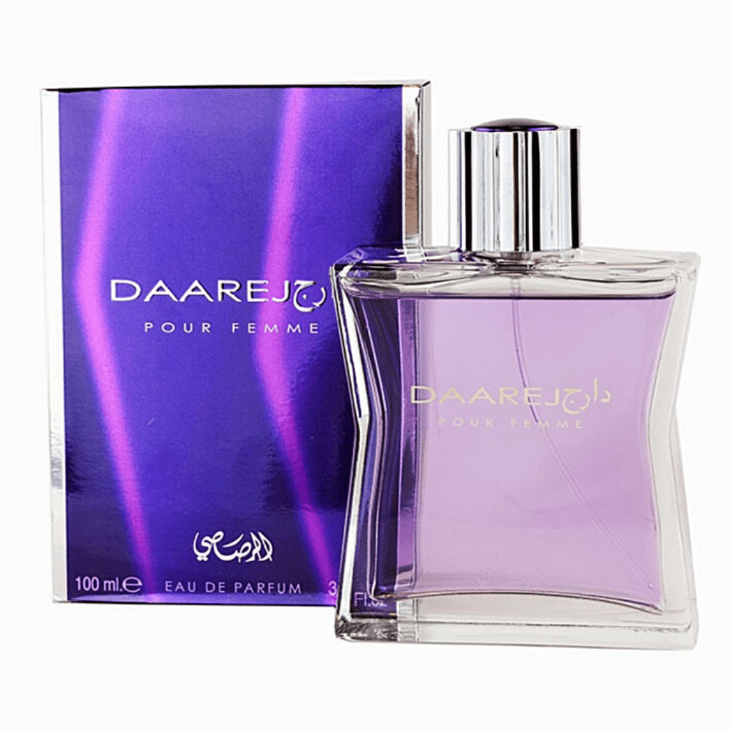 Rasasi Daarej Pour Femme Eau De Parfum 100ml 3.4 Fl.oz. Women Fragrance | Long Lasting | Alcohol Free