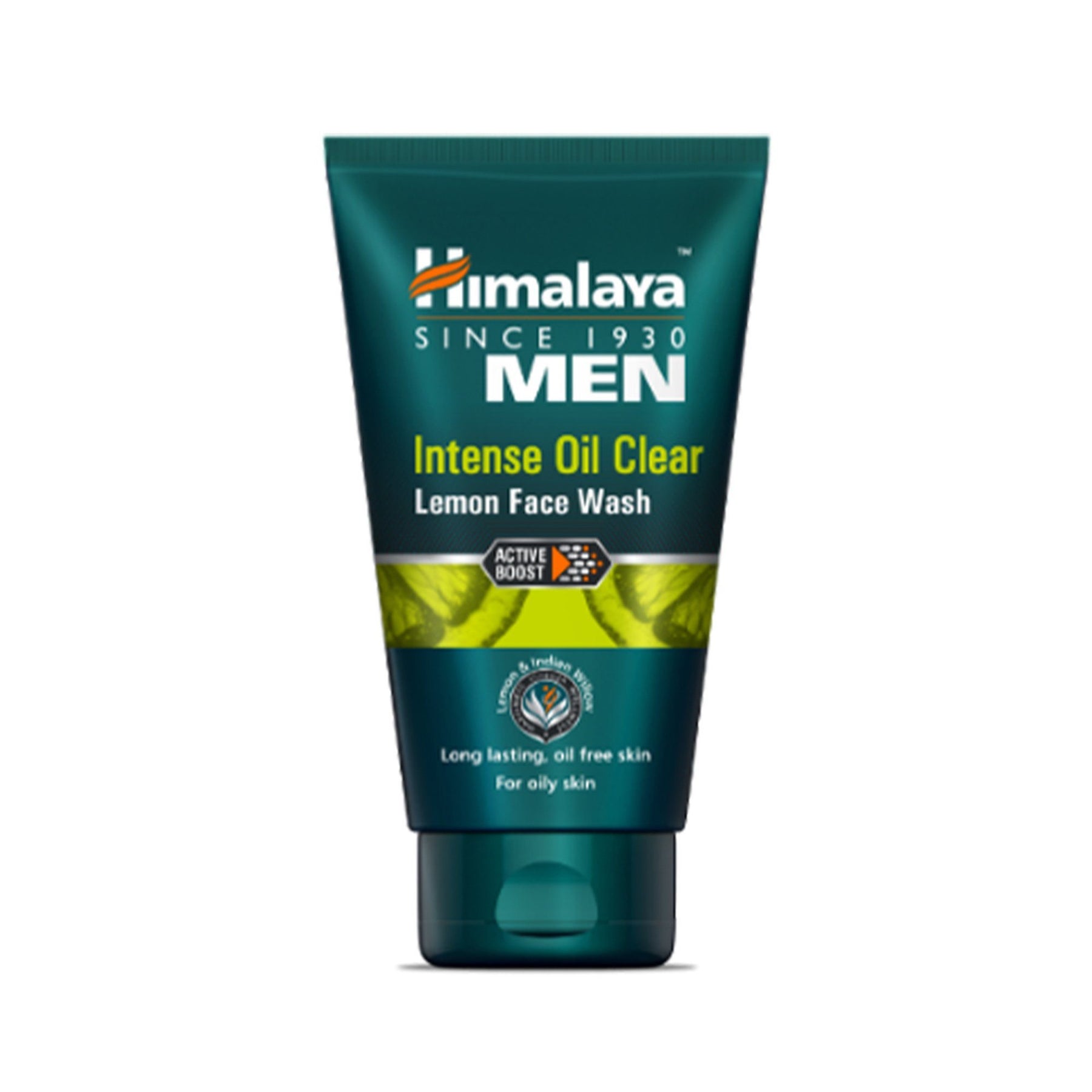 Himalaya Men Intense Oil Clear Lemon Face Wash, Long Lasting, Oil Free Skin | 100ml