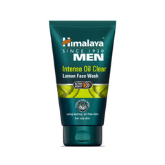 Himalaya Men Intense Oil Clear Lemon Face Wash, Long Lasting, Oil Free Skin | 100ml