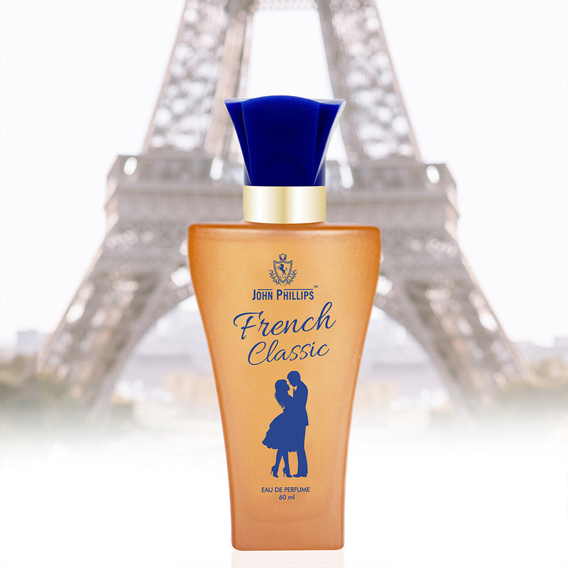 John Phillips Attarful + French Classic + Sandal Eau De Parfum 60ml 2 Fl.oz. Each Pack Of 3 For Men & Women