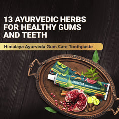 Himalaya Ayurveda Gum Care Toothpaste, Reduces Gum Bleeding, Fights Bad Breath, With 13 Ayurvedic Herbs For Healthy Gums | 150gm