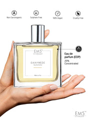 EM5 Ganymede Unisex EDP Perfume 50 Ml 1.7 Fl.oz. | Strong And Long Lasting | Warm Spicy Leather | Luxury Gift For Men & Women