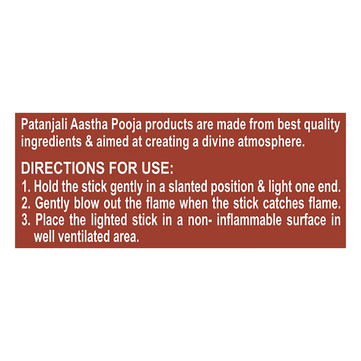 Patanjali Aastha Dry Dhoop Sticks Gugal,8 N, With Exquisite, Soothing & Long Lasting Aroma |16gm