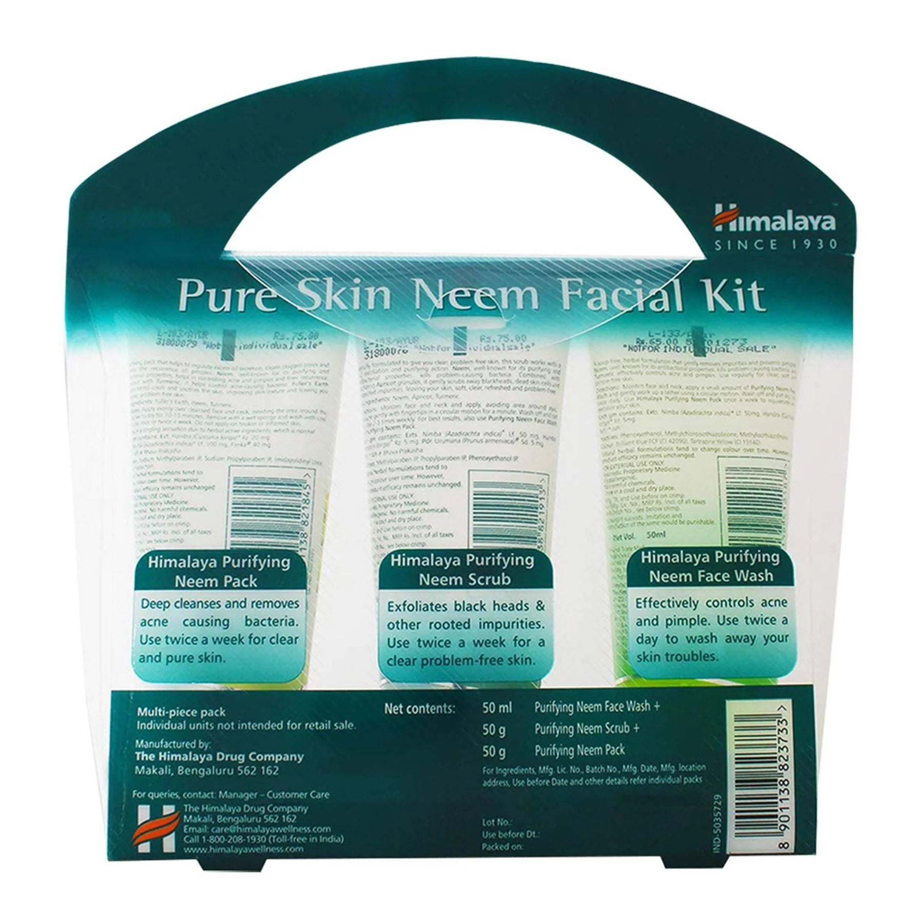 Himalaya Pure Skin Neem Facial Kit, Provides Pure And Healthy Skin