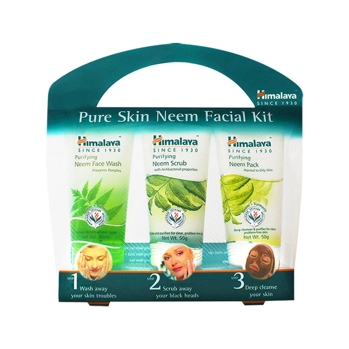 Himalaya Pure Skin Neem Facial Kit, Provides Pure And Healthy Skin