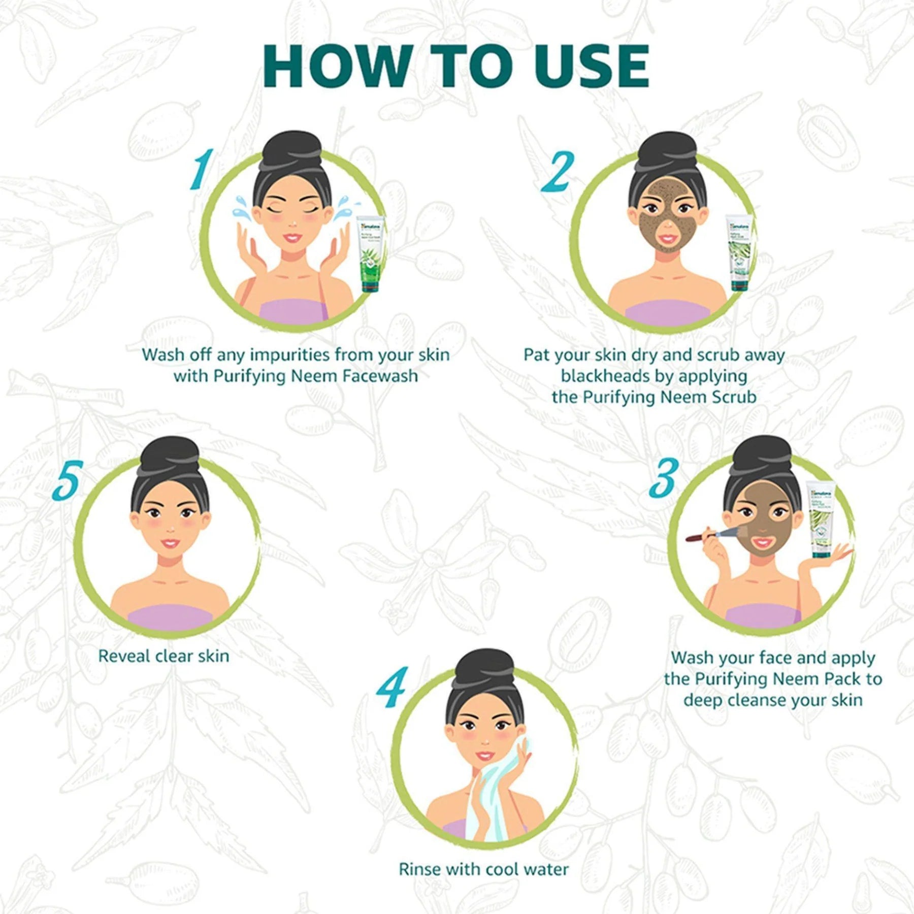 Himalaya Pure Skin Neem Facial Kit, Provides Pure And Healthy Skin