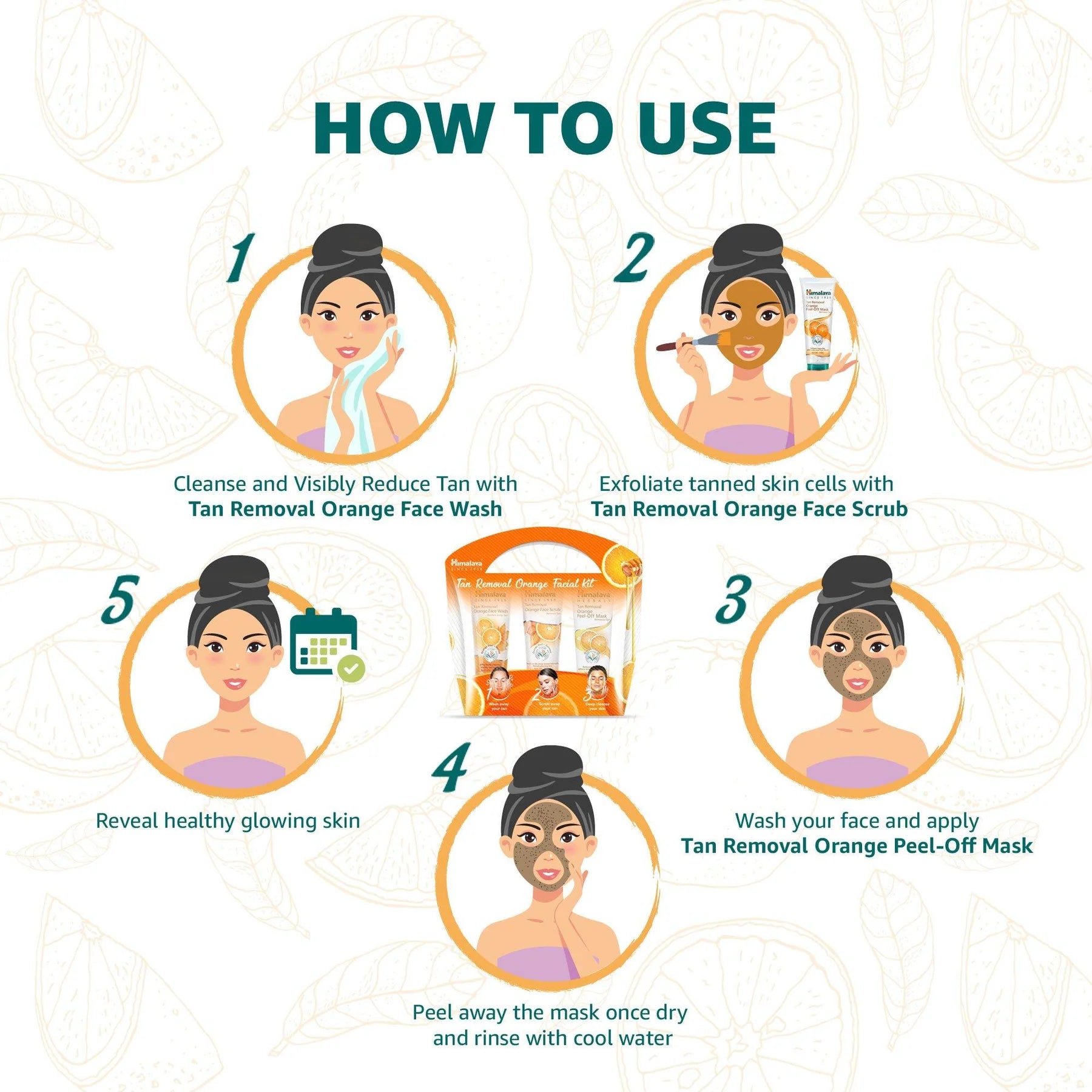 Himalaya Tan Removal Orange Facial Kit | 150ml