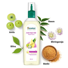 Himalaya Anti-Hair Fall Hair Oil, Promotes Hair Growth & Prevents Hair Fall | 100ml