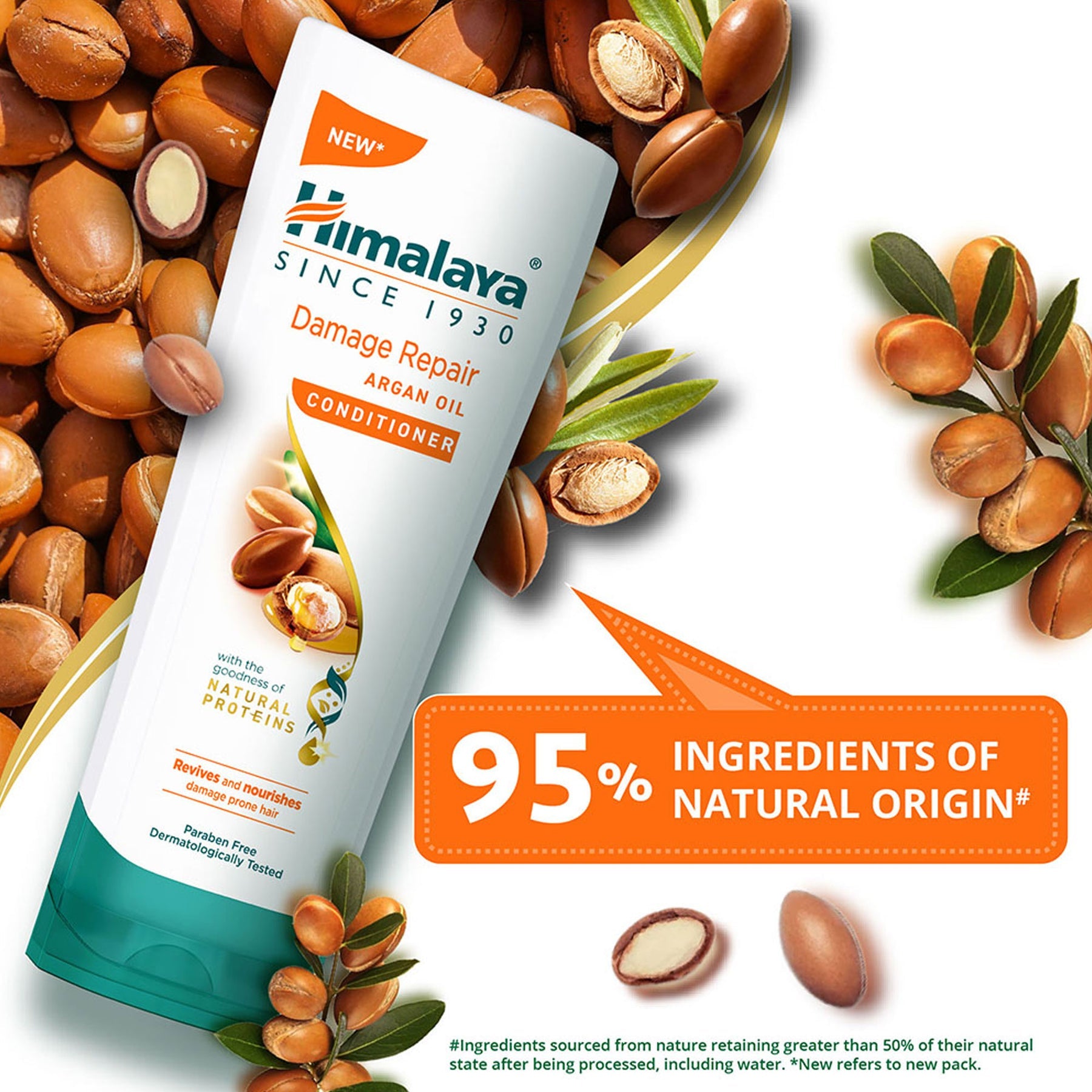Himalaya Damage Repair Argan Oil Conditioner, 5x Damage Control For Smoother Hair | 80ml