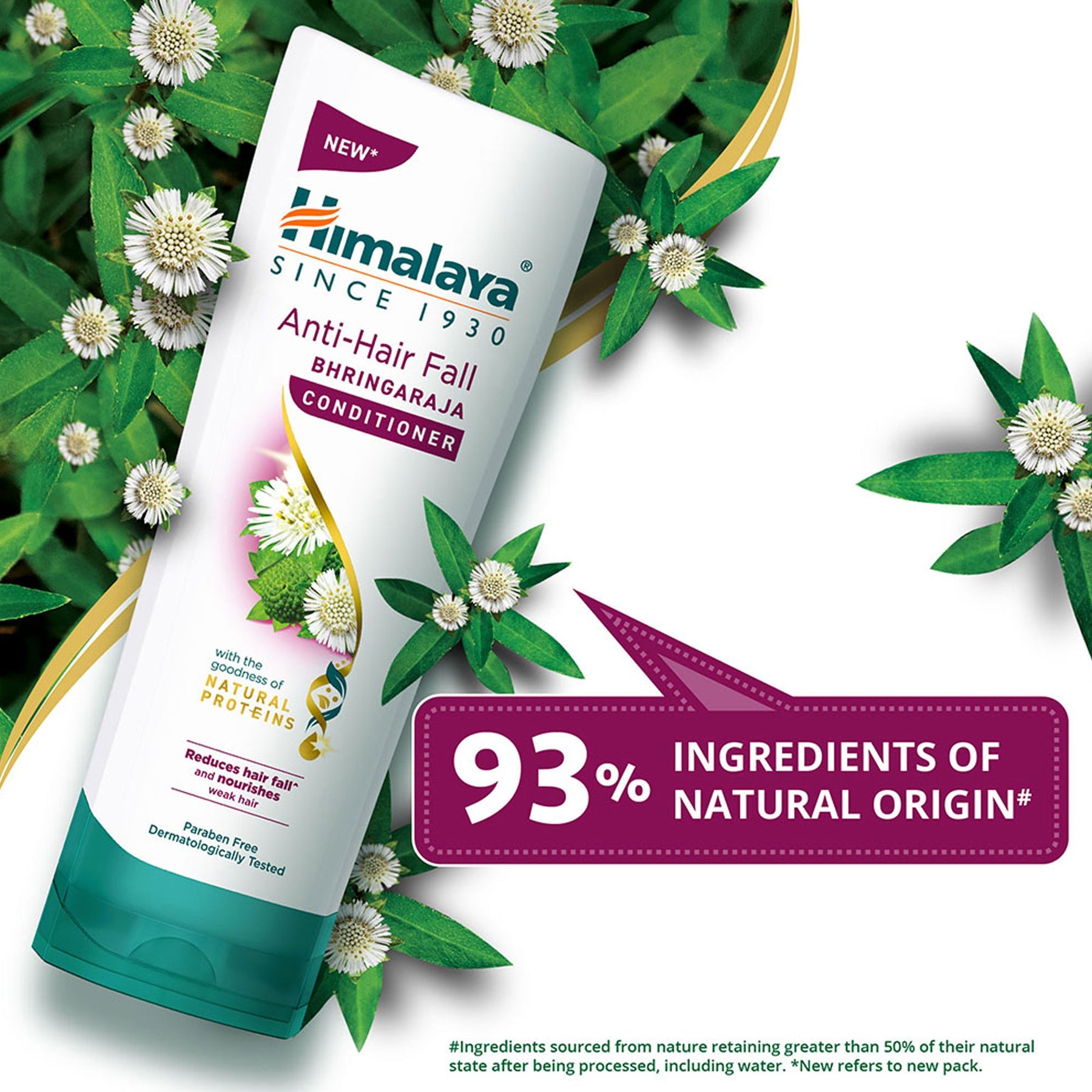 Hiamlaya Anti - Hair Fall Bhringaraja Conditioner, Detangles And Smoothens Hair | 180ml