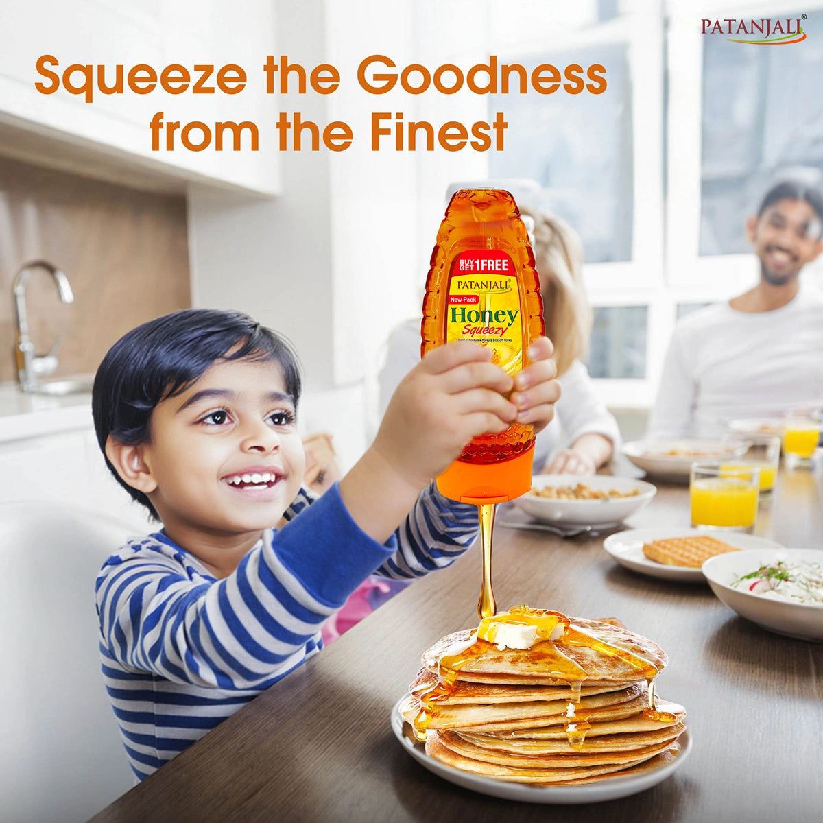 Patanjali Honey Squeeze - 400 G (1+1 Combo) 800gm