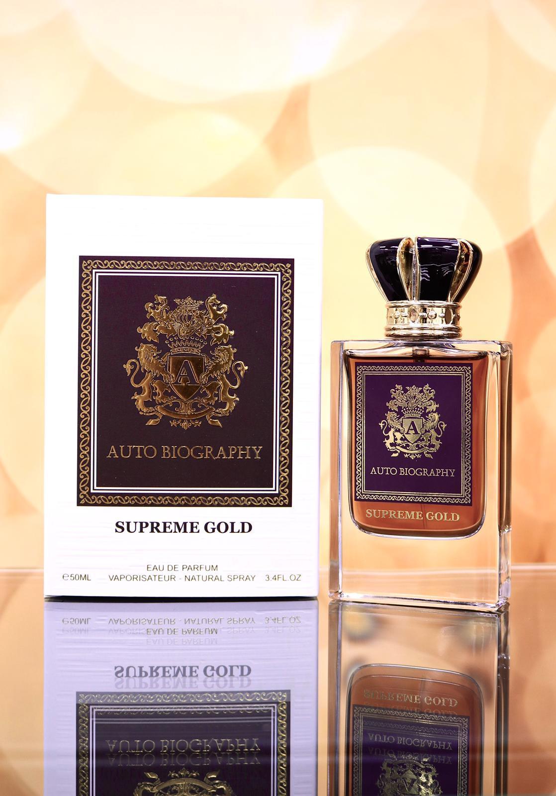 Autobiography Series Supreme Gold Autobiography Eau De Parfum 50ml 1.7 Fl.oz. Unisex Fragrance | Long Lasting