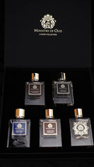 Ministry Of Oud Signature Set 1.6 Fl.oz. Each Pack Of 5 | Greatest + Indonesian + Royal + Oud Satin + Amber Oud | Unisex Fragrances