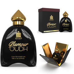 ADILQADRI GLAMOUR OUDH PERFUME | WOODY AND ADDICTIVE FRAGRANCE | 100ML 3.4 FL.OZ. | LONG LASTING LUXURY SCENT FOR UNISEX | EAU DE PARFUM