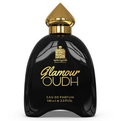 ADILQADRI GLAMOUR OUDH PERFUME | WOODY AND ADDICTIVE FRAGRANCE | 100ML 3.4 FL.OZ. | LONG LASTING LUXURY SCENT FOR UNISEX | EAU DE PARFUM