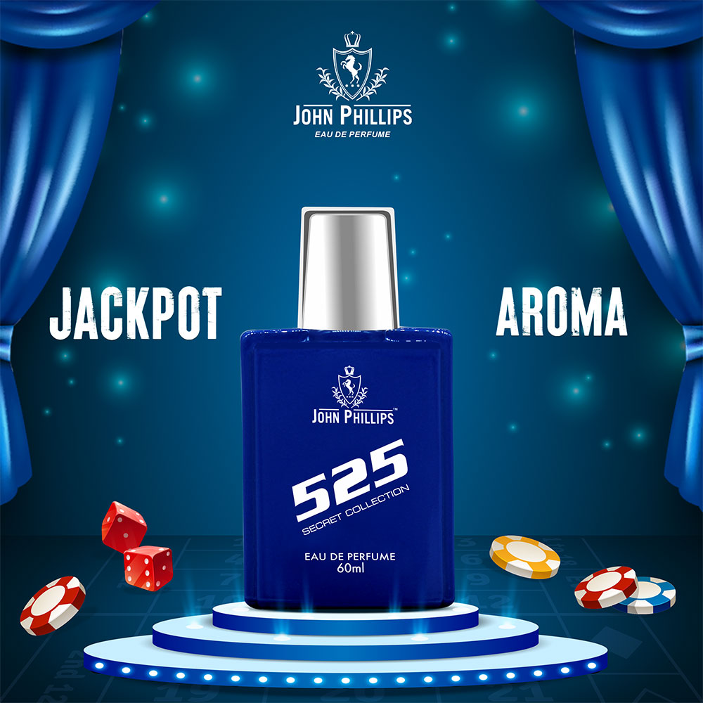 John Phillips 525 Secret Collection Eau De Perfume 60ml 2 Fl.oz.  French Perfume Ideal For Men & Women