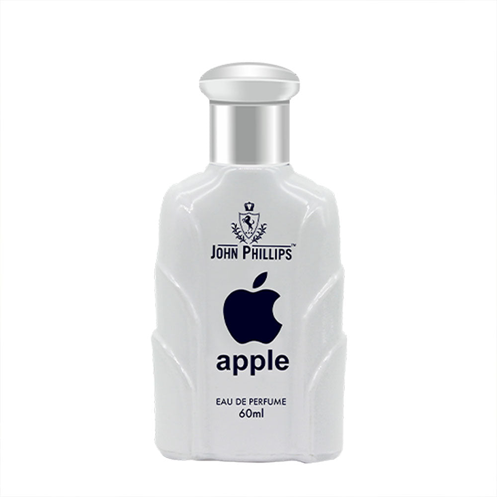 John Phillips Apple Long-lasting Eau De Parfum 60ml 2 Fl.oz. Unisex Fruity Fragrance For Date & Travel