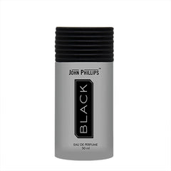 John Phillips Black Long Lasting Eau De Parfum  50ml 1.6 Fl.oz. Citrusy & Musky | French Perfume Ideal For Men