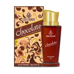 John Phillips Chocolate Eau De Perfume 60ml 2 Fl.oz. Skin Friendly & Long Lasting Perfume | Unisex Fragrance For Morning , Party & Date