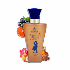 John Phillips French Classic Daily Wear Casual Eau De French Perfume 60ml 2 Fl.oz. | Skin Friendly & Long Lasting Perfume