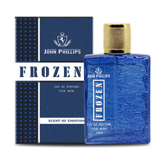 John Phillips  Frozen Eau De Perfume 100ml 3.4 Fl.oz. Skin Friendly & Long Lasting Perfume | Men Aquatic Fresh Fragrance For All Occasions