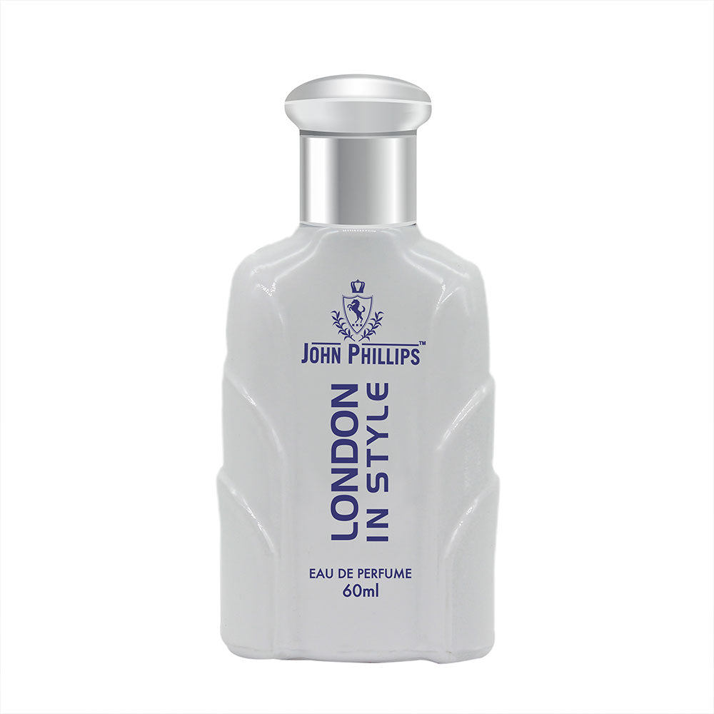 John Phillips London In Style Long Lasting Eau De Parfum 60ml 2 Fl.oz. Skin Friendly & Long Lasting | Unisex Fragrance