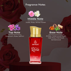 John Phillips Magic Rose Daily Wear Casual Eau De French Perfume 60ml 2 Fl.oz. |  Unisex Gulab Fragrance For Morning , Travel & Date