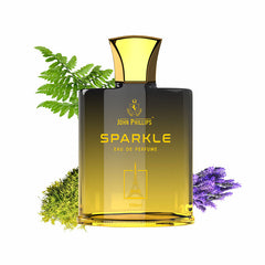 John Phillips Sparkle Eau De French Perfume 100ml 3.4 Fl.oz. Skin Friendly & Long Lasting Perfume | Spicy , Citrus & Vanilla Fragrance For Party & Date | For Men