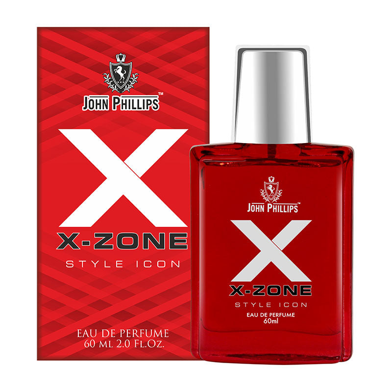 John Phillips Xx-zone Long Lasting Eau De Parfum 60ml 2 Fl.oz. | Skin Friendly & Long Lasting Musky Perfume | Unisex Fragrance Scent For Morning & Gym