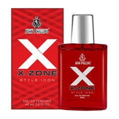 John Phillips Xx-zone Long Lasting Eau De Parfum 60ml 2 Fl.oz. | Skin Friendly & Long Lasting Musky Perfume | Unisex Fragrance Scent For Morning & Gym