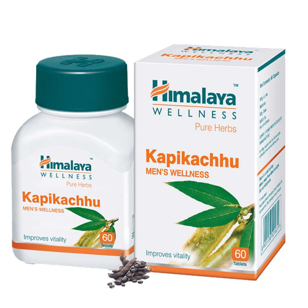 Himalaya Wellness Pure Herbs Kapikachhu Men's Health Tablets, Improves Vitality | 60 Tablets