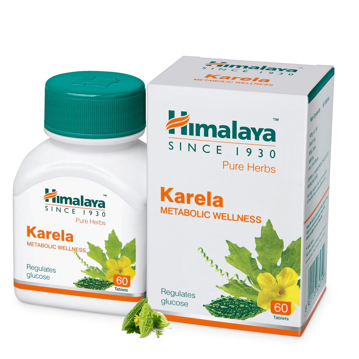Himalaya Wellness Pure Herbs Karela Metabolic Wellness Tablets, Helps In Improving Digestive Process | 60 Tablets