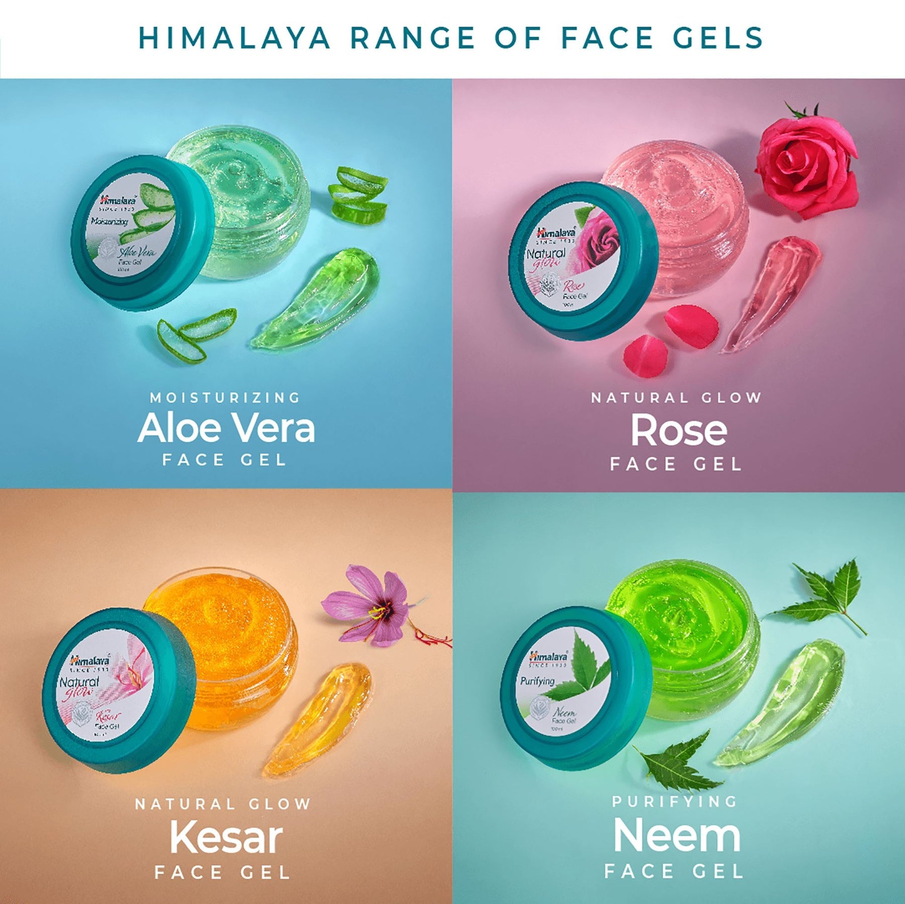 Himalaya Natural Glow Kesar Face Gel, Look Beautiful, Glow Naturally | 100ml