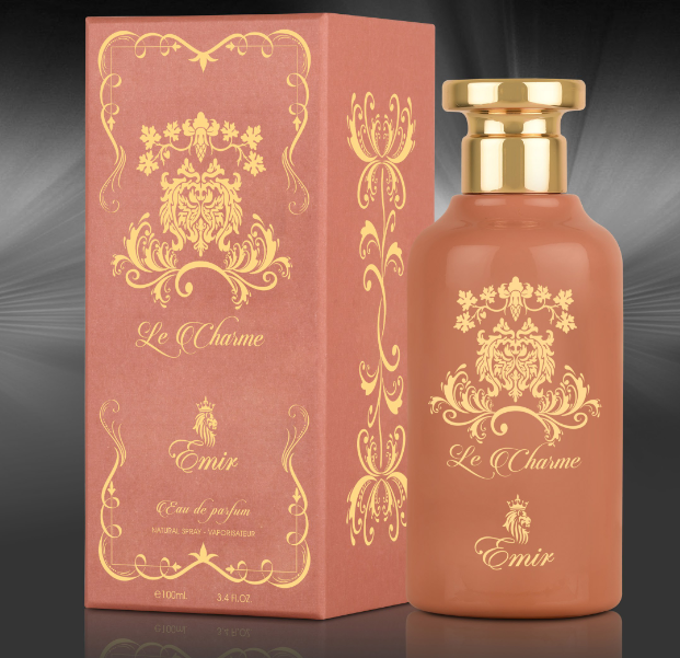 Emir Le Charme Eau De Parfum 100ml 3.4 Fl.oz. Unisex Luxury Fragrance | Long Lasting | Alcohol Free