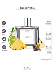 EM5 Legend Unisex EDP Perfume 50 Ml 1.7 Fl.oz. | Strong And Long Lasting | Aromatic Warm Spicy | Luxury Gift For Men / Women