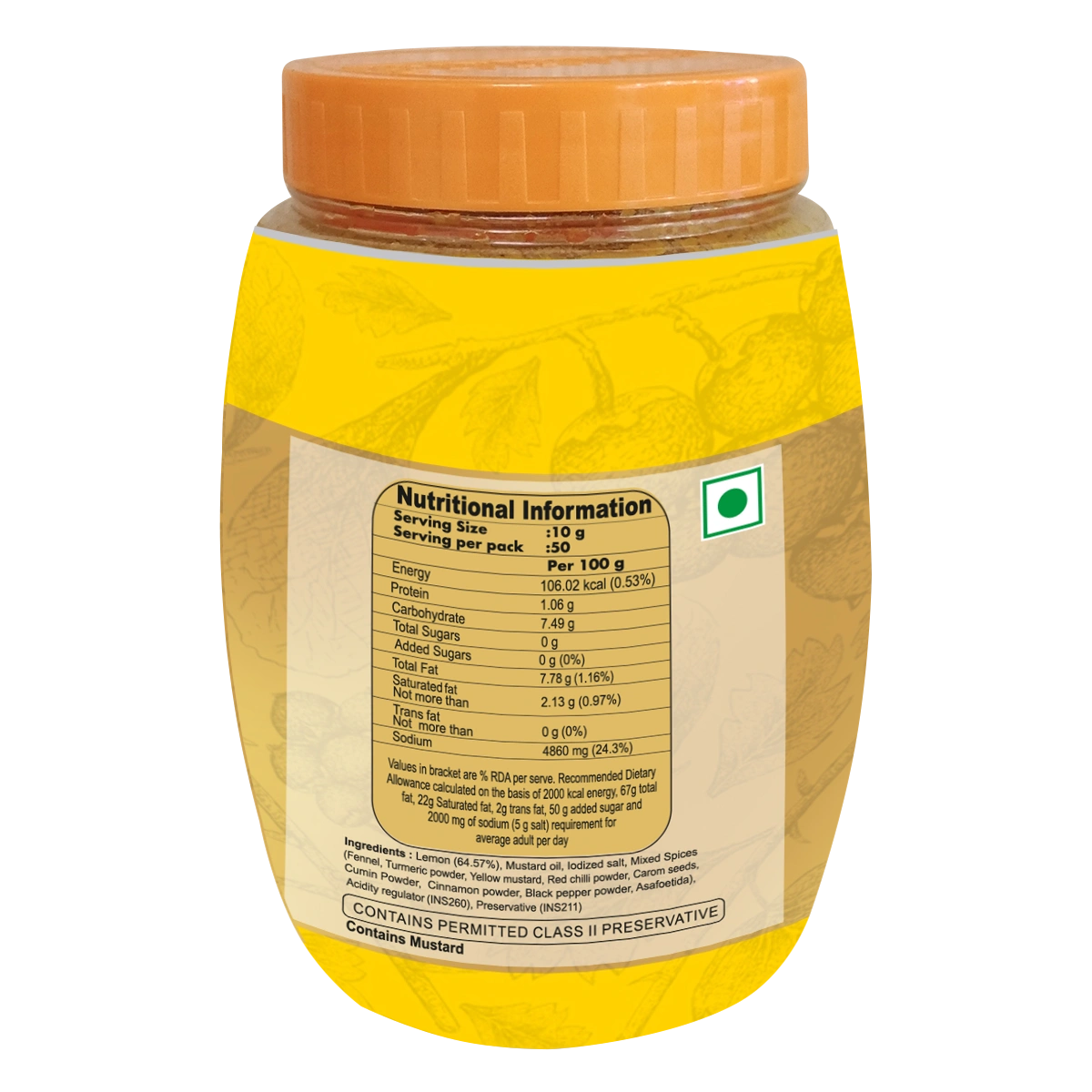Patanjali Lemon Pickle 500gm