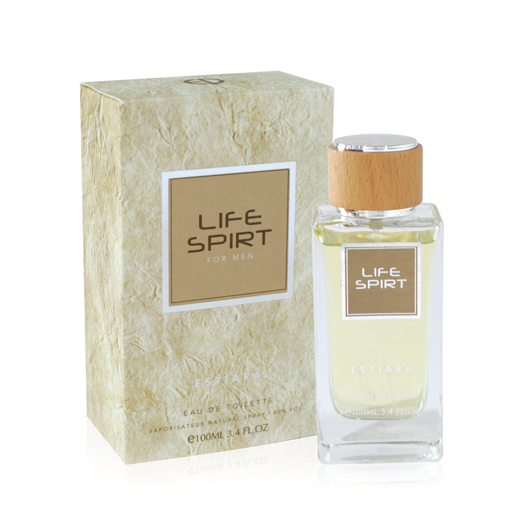 ESTIARA LIFE SPIRIT EAU DE TOILETTE FOR MEN 100ML 3.4 FL.OZ.