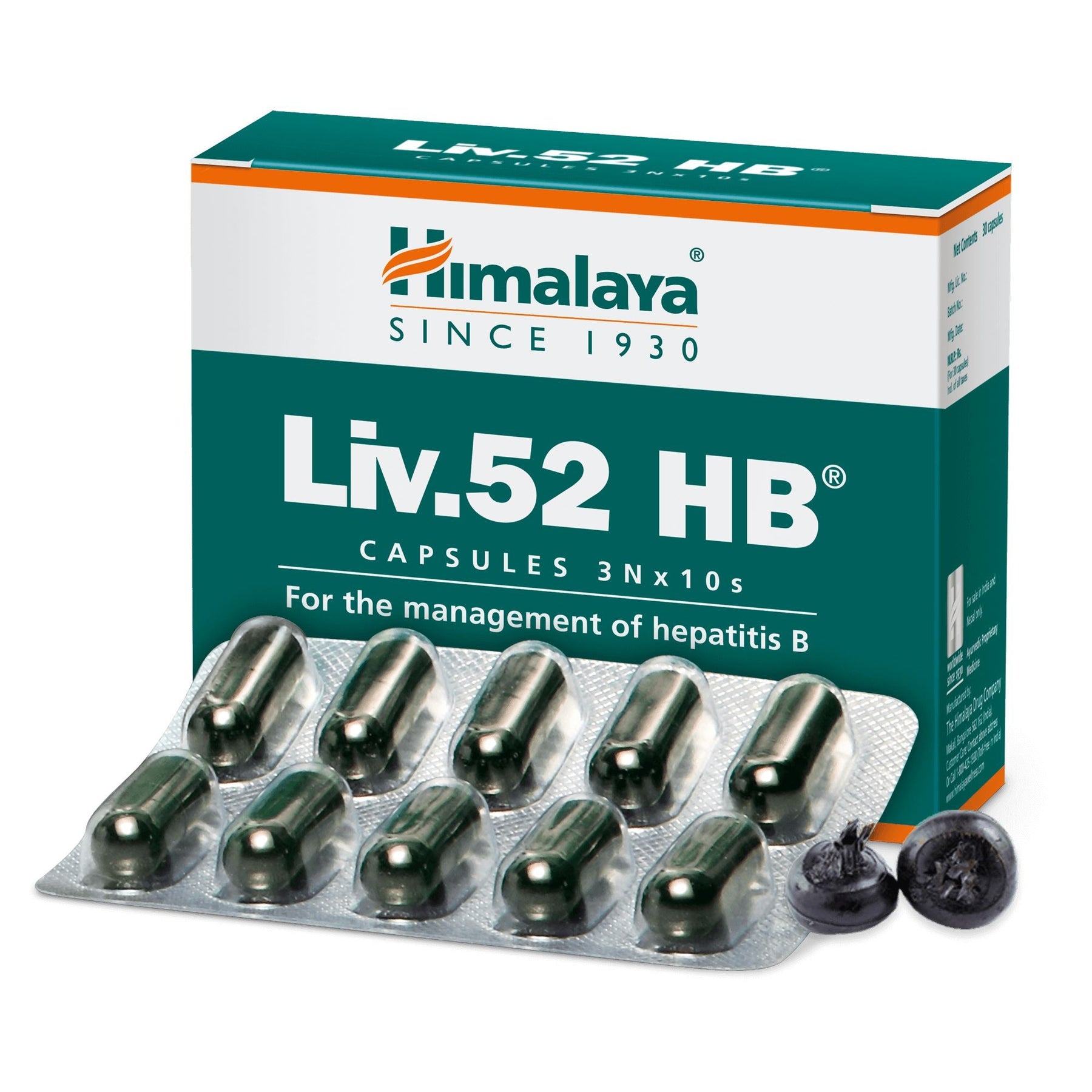 Himalaya Liv.52 HB Capsules, Supports Liver Functions, Made With Ayurvedic Herbs | 10 Capsules