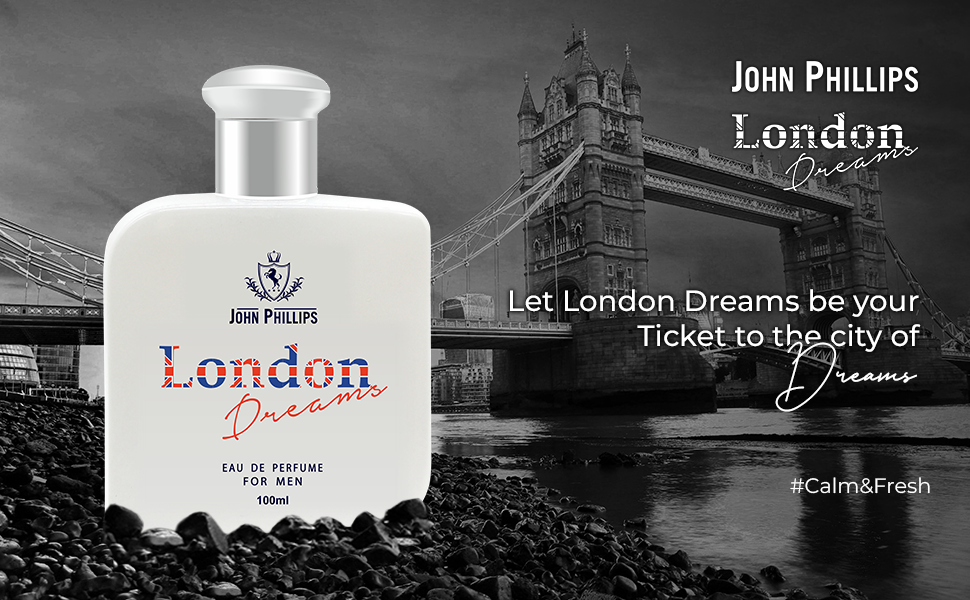 John Phillips London Dreams & Sparkle Eau De Parfum 100 Ml 3.4 Fl.oz. Long Lasting | Combo Of 2 For Unisex