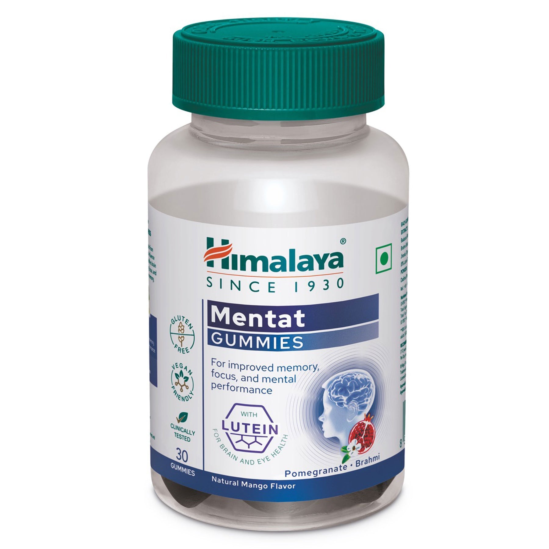 Himalaya Mentat Gummies, Helps To Improve Attention Span And Helps To Reduce Stress | 30 Gummies Pack Of 2