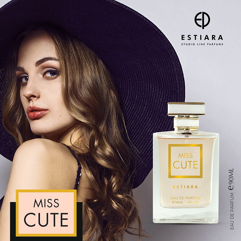 ESTIARA MISS CUTE EAU DE PARFUM FOR WOMEN 90ML 3 FL.OZ.