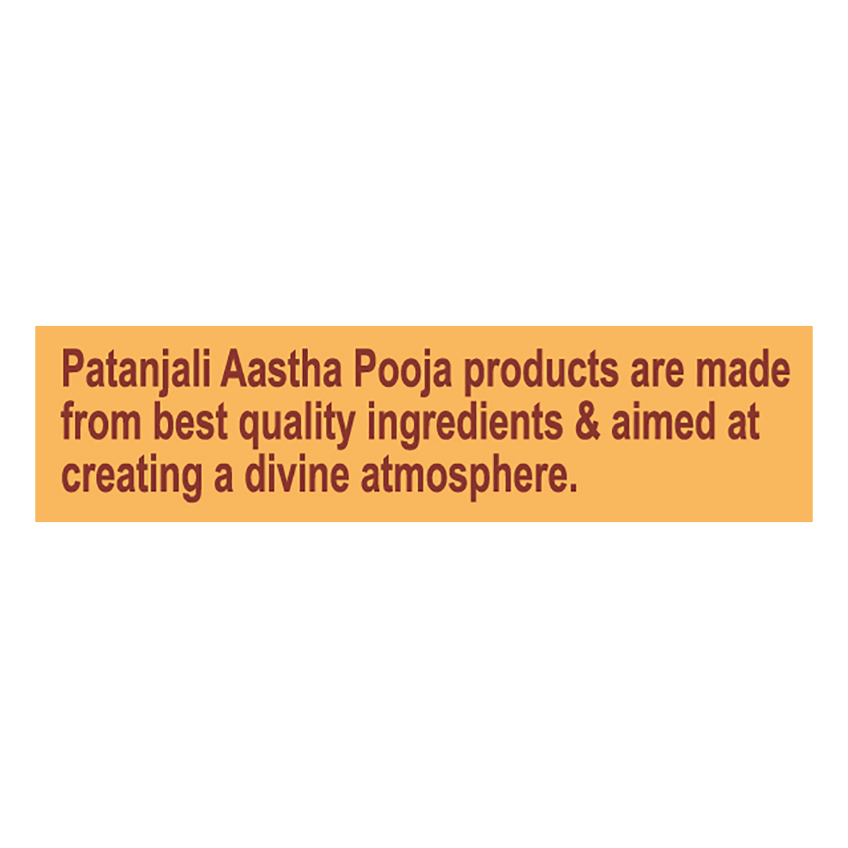 Patanjali Aastha Mysore Sandal Dhoop, 20 N, With Exquisite, Soothing & Long Lasting Aroma | 100gm